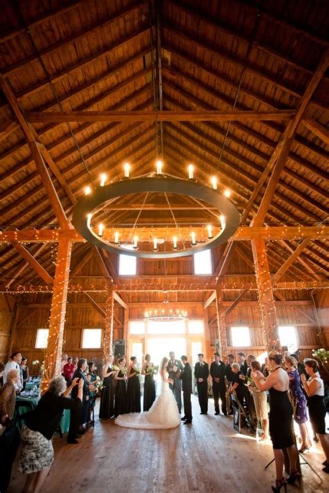 Photo by corbin gurkin photography. 44 Romantic Barn Wedding Lights Ideas - Weddingomania