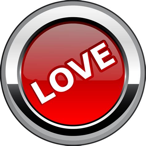 Love Button Openclipart