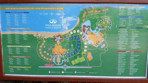 grand palladium princess resort map
