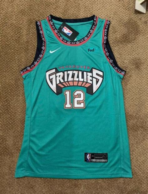 Ja Morant Memphis Grizzlies Vancouver City Jersey Size M L Xl New With