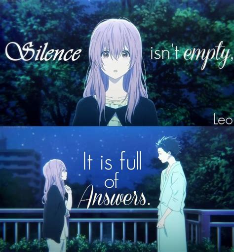 Koe No Katachi Quotes Silent Voice Quotes Anime Love Quotes Anime