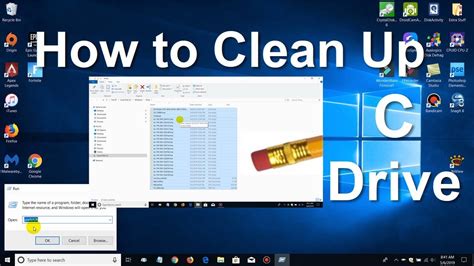 How To Get More Computer Space And Clean Up C Drive In Windows 10 2019