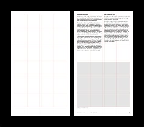 Digital Display Grid System For Adobe Indesign Portrait