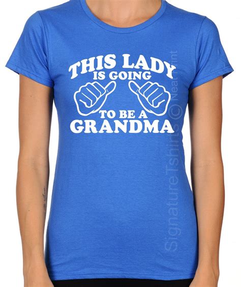 New Grandma This Lady Is Going To Be A Grandma Womens T Shirt Valentines Day T Mothers Day