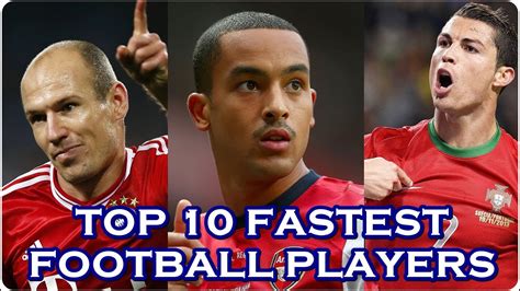 Top Fastest Footballers In The World Youtube