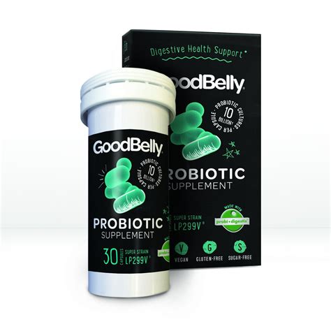 Goodbelly Probiotic Supplement For Digestive Health Support Includes