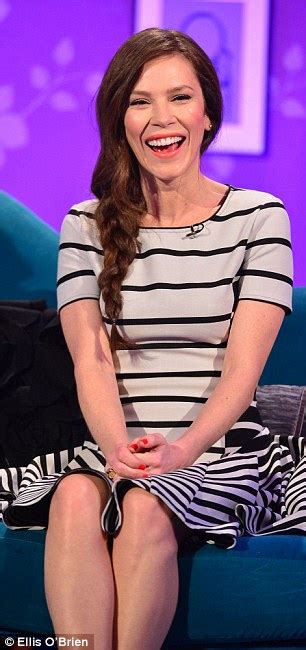 anna friel gives her best porn pose on chatty man as she reveals embarrassment at sending her