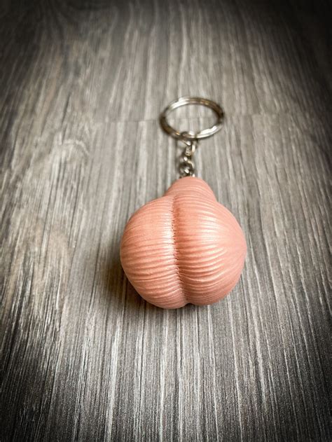 Balls Scrotum Testicles Keyring Funny T New Home Etsy