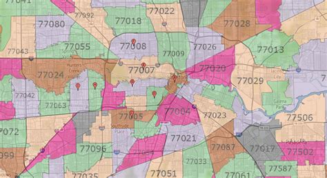 Houston Zip Codes Map Printable 2023 Calendar Printable