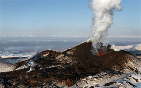 Eruption Stratovolcano Kamchatka Peninsula Volcanic Complex