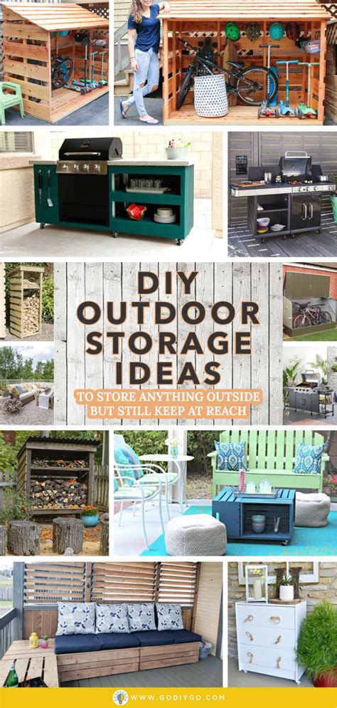 Diy Outdoor Storage Ideas To Store Anything Outside But Still Keep At