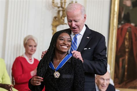 Live Updates Presidential Medal Of Freedom Awardees Include Simone Biles Gabby Fords