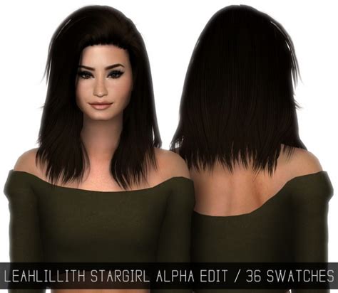Leahlillith Stargirl Hair Alpha Edit At Simpliciaty S