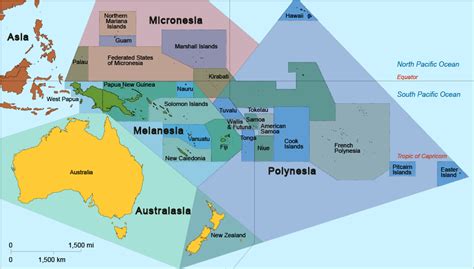 Map Of Oceania Vivid Maps