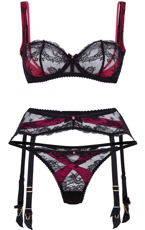 Marty Simone • Luxury Lingerie Agent Provocateur Maddy • In Leavers Lace Silk Designer