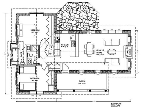 Bale Cabin Plan