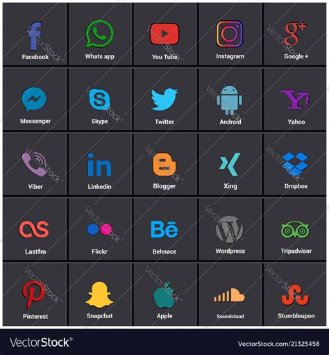 Social Media Logos And Names