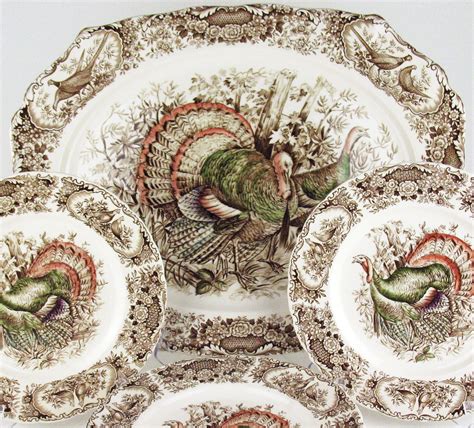 The johnson & johnson vaccine, made by belgian firm janssen, is the third jab authorised in the us. Vintage Johnson Bros Wild Turkeys China Platter and Dinner ...