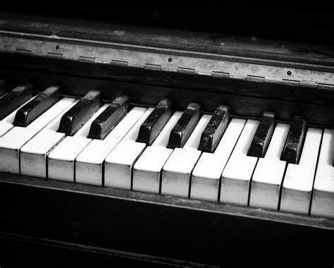 Old Piano Keys Photograph By Dave Beckerman Pixels