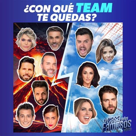 Team Infierno Contra Team Cielo Los Nominados De La Casa De Los Famosos