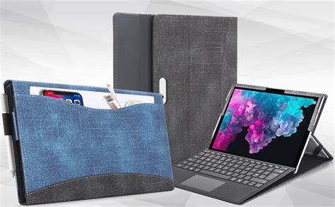 Microsoft Surface Pro X Case Cover Stand With Document Pocket Ebay