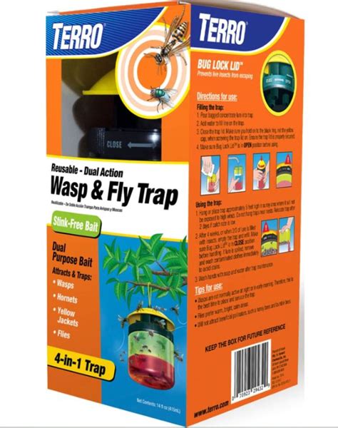 Terro Dual Action Reusable Wasp And Fly Trap