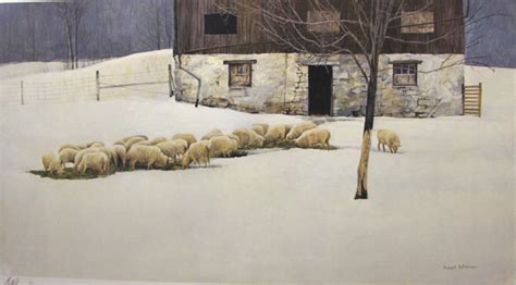Art Country Canada Robert Bateman Winter Barn Limited Edition Print