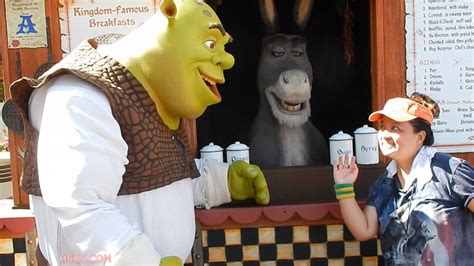 Meet Shrek And Donkey Universal Studios Hollywood 2014 Hd V135 Hsky