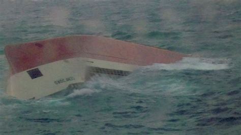 coastguard suspends cemfjord crew search in pentland firth bbc news