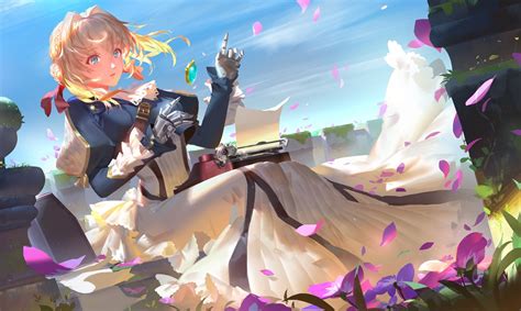 Download Skirt Dress Violet Evergarden Character Anime Violet