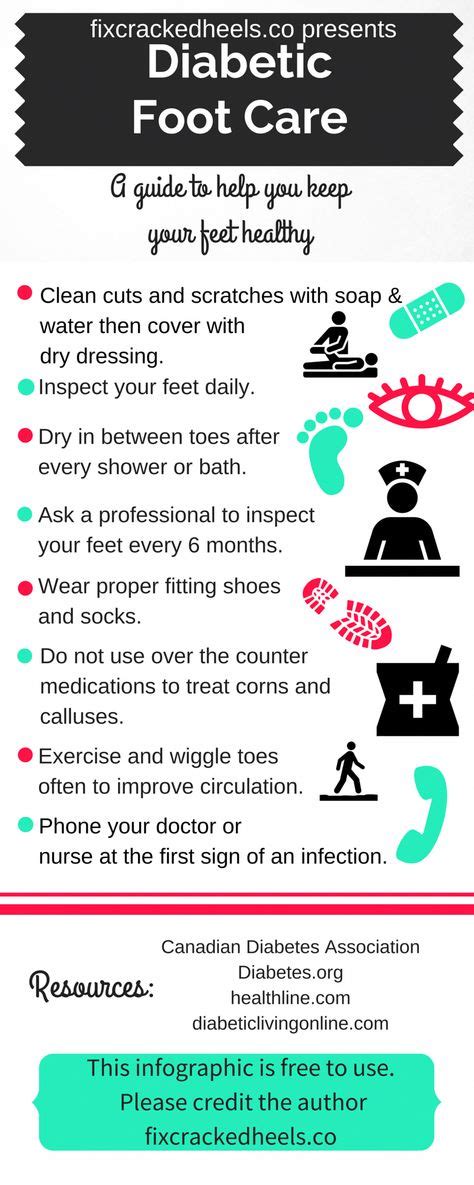 Share Or Print This Diabetic Foot Care Infographic With Some You Care