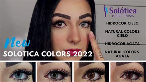 New Solotica Colors 2022 Hidrocor Agata Cielo Natural Colors Coloured