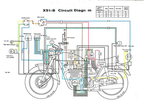 Related with yamaha tt500 wiring diagram. Schaltplan Xt 500 12v