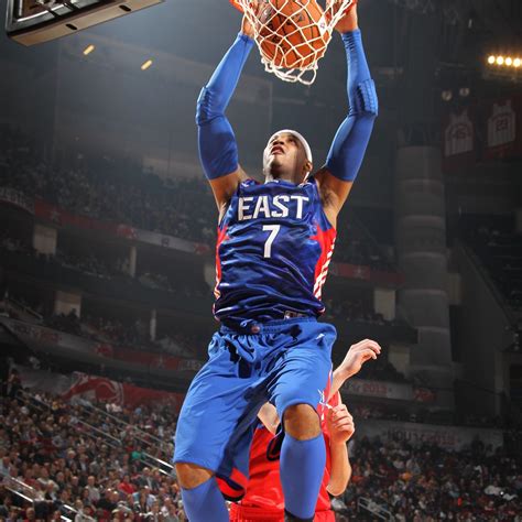 Carmelo Anthony Dunking Carmelo Anthony 7 Of The Eastern Conference
