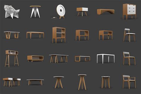 25 Free 3d Furniture Model By Odesd2 3d Architectural Visualization