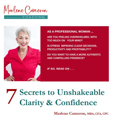 7 Secrets Marlene Cameron Coaching