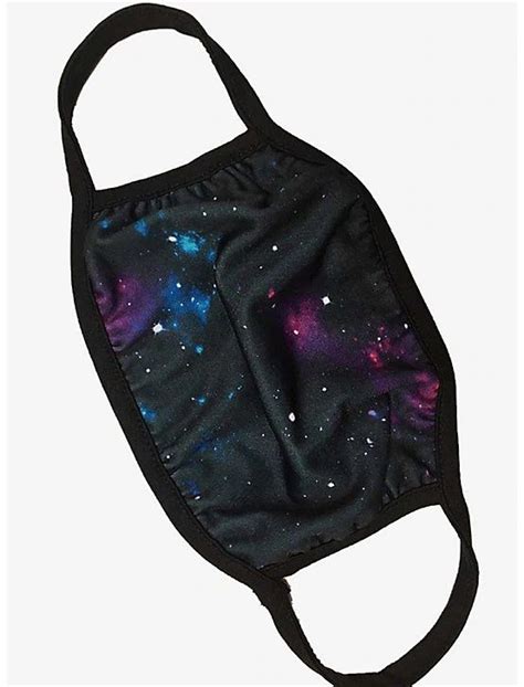 Face Masks Accessories Hot Topic Fashion Face Mask Galaxy Print