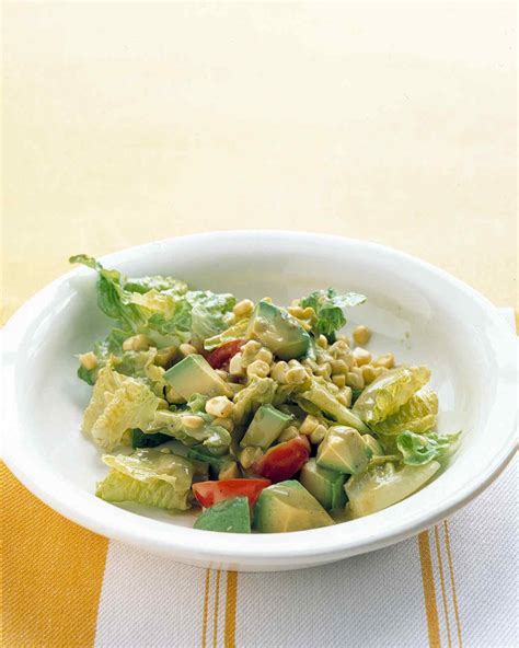 Romaine Avocado And Corn Salad Recipe Martha Stewart