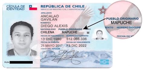 Cédula De Identidad República Federal De Chile