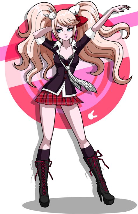 Second generation enoshima (二代目江ノ島) is a scrapped character featured in the danganronpa another episode art book. Junko Enoshima by migechan on DeviantArt