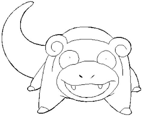 Slowpoke coloring picture of Pokemon 79