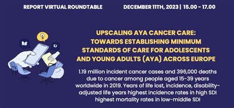 Standards Of Cancer Care For Adolescents And Young Adults Beatcancer