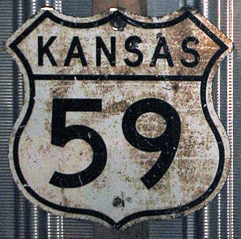 Kansas U S Highway 59 Aaroads Shield Gallery