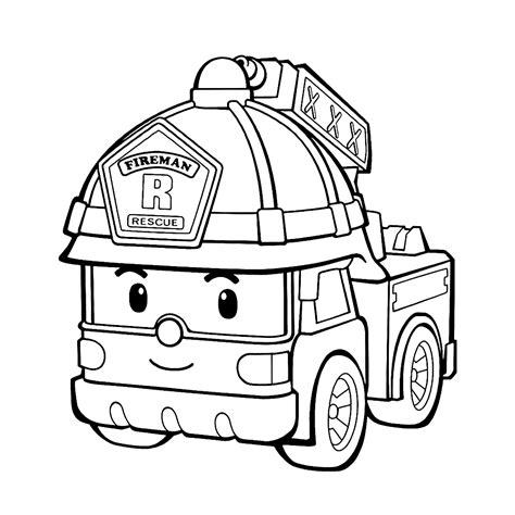 Op zoek naar een leuke kleurplaat van een raceauto? Leuk voor kids - Roy de brandweerauto (met afbeeldingen ...