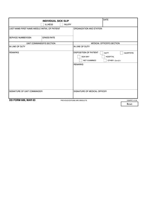 Dd Form 689 2020 2022 Fill And Sign Printable Template Online Us