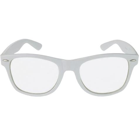 Gandg Nerd Clear Fake Glasses Classic White Fake Glasses Glasses Clear Glasses