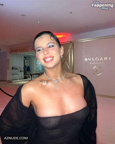 Nathy Peluso Sexy Flashes Her Hot Tits At The Bvlgari Serpenti Years