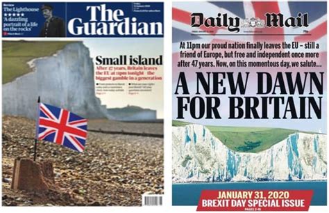 Sad Farewell Or New Dawn Europes Media Reflect On Brexit Day