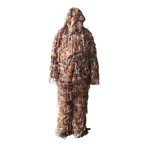 3 D Ghillie Suit Premium Hunting Net Camo Suit Camouflage Clothing