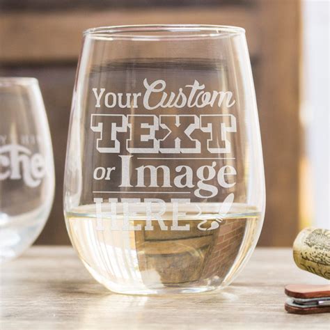 Wine Tumbler Custom Personalized Stemless Wine Glass Drinkware Tumblers And Water Glasses Jan